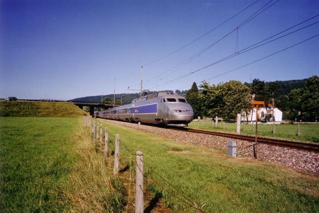TGV at les Verrieres, Switzerland TGV at les Verrieres, Switzerland